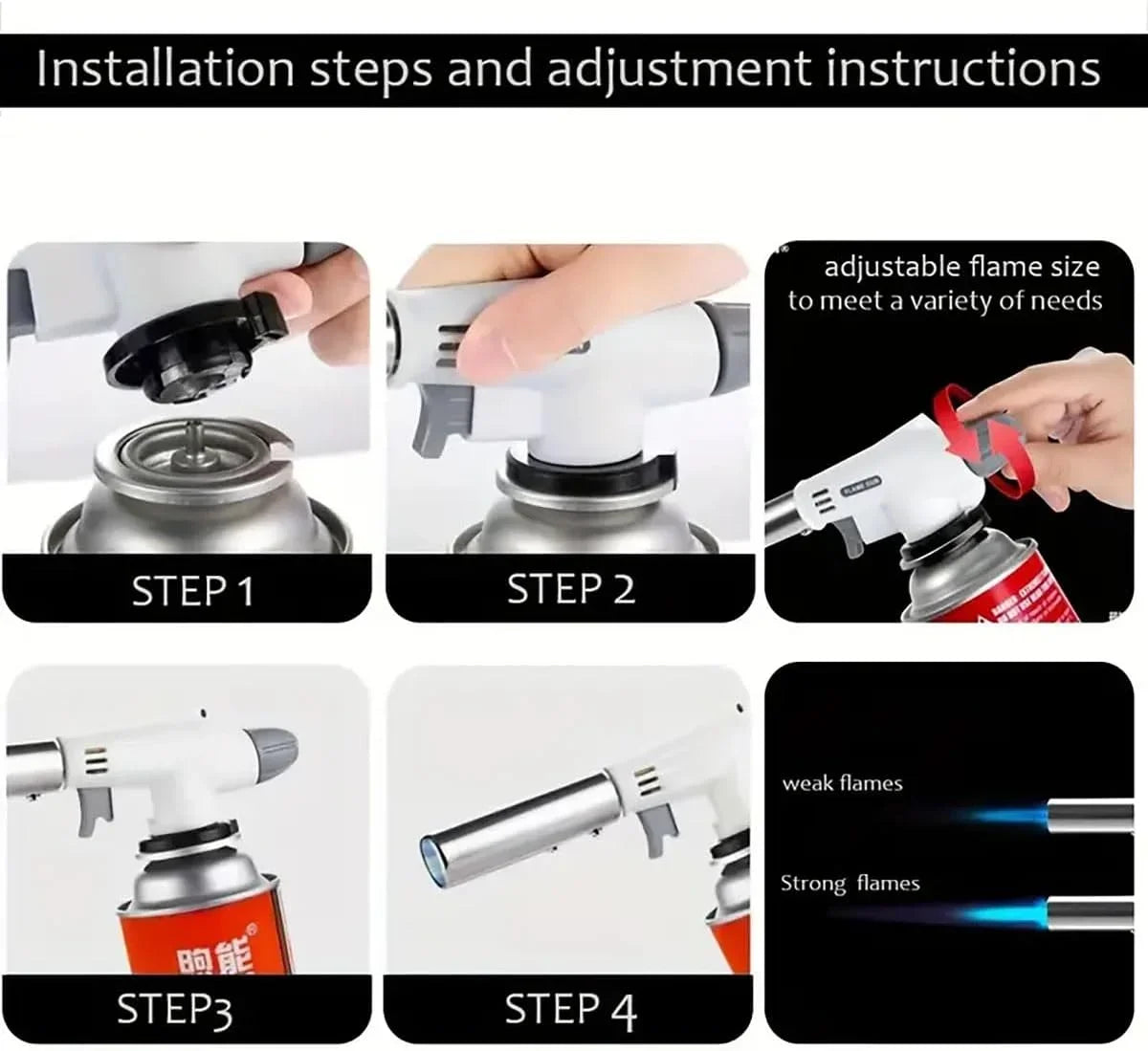 Professional Butane Kitchen Torch